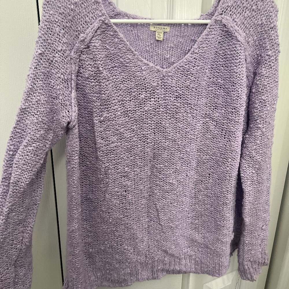 Sonomo Purple Sweater Petite L